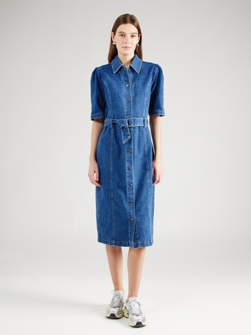 Robe-chemise 'CAROL' OBJECT en bleu : devant