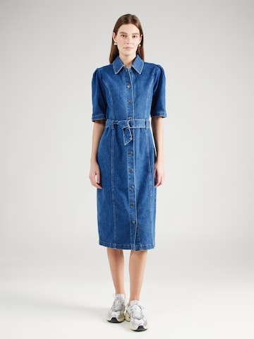 Robe-chemise 'CAROL' OBJECT en bleu : devant