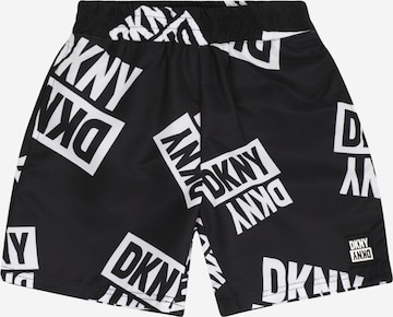 DKNY Kratke kopalne hlače | črna barva: sprednja stran