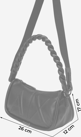 ARMANI EXCHANGE Kabelka 'HOBO' – černá