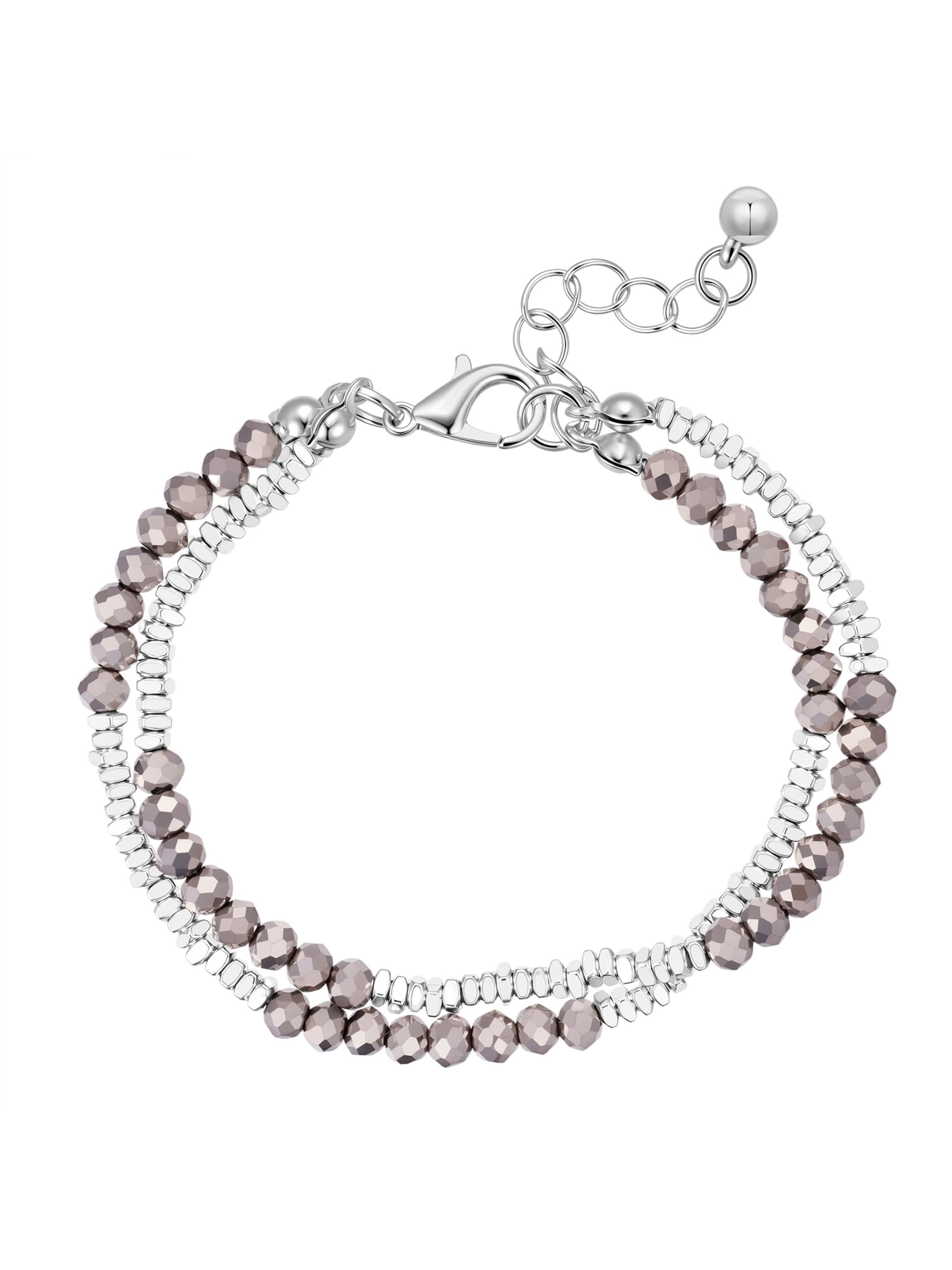 Braccialetto di Lulu & Jane in argento: frontale