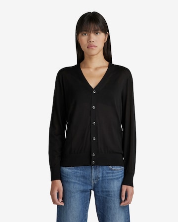 Cardigan G-Star RAW en noir : devant