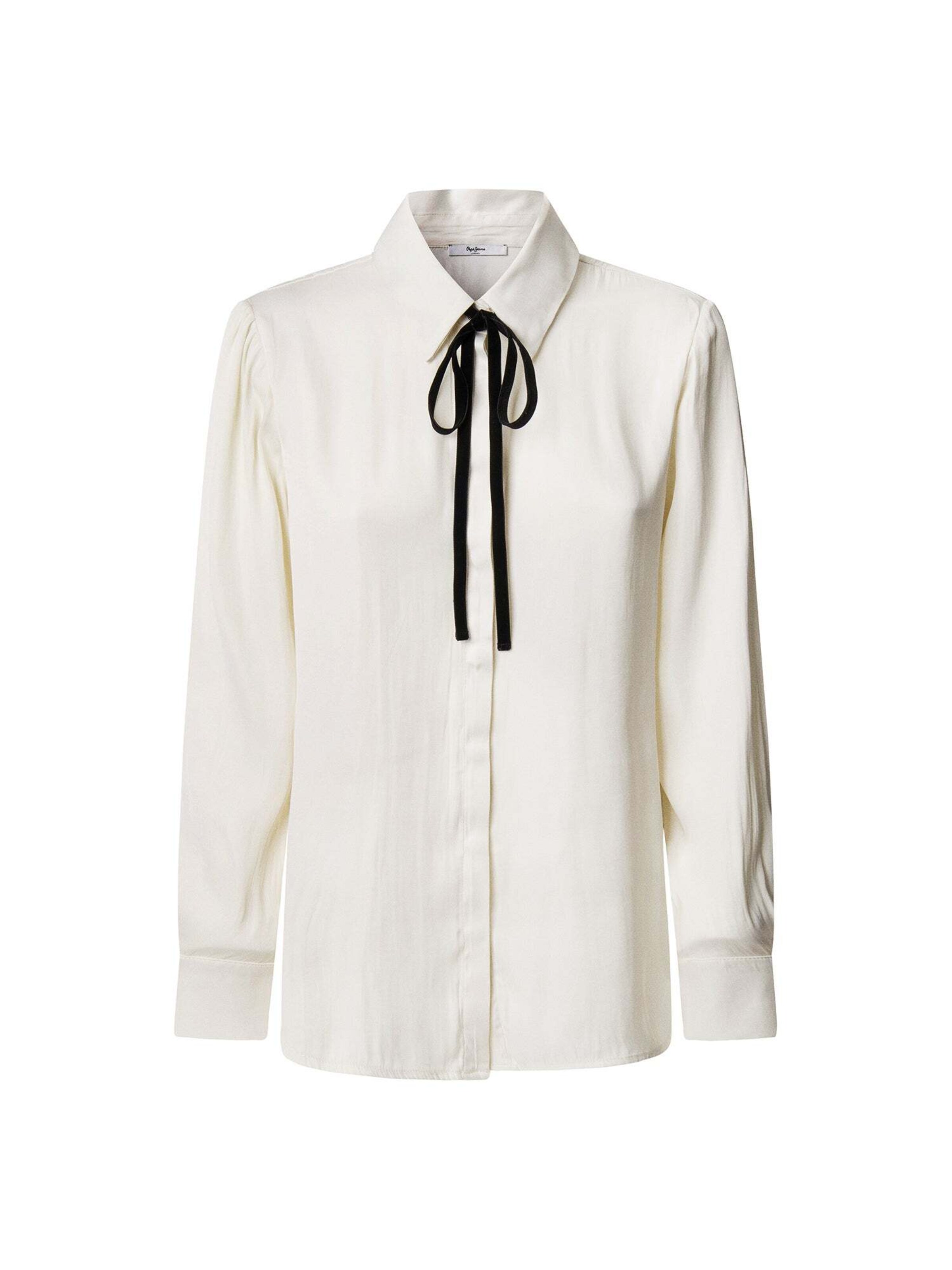 Pepe Jeans Blouse 'ATHENEA' in Wit: voorkant