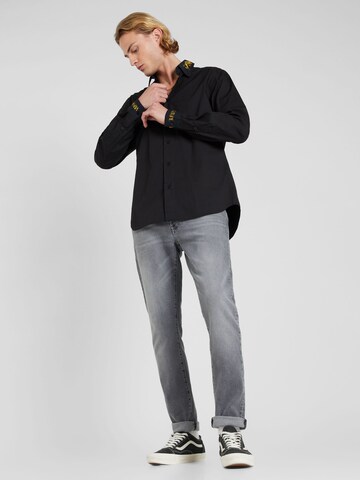 Versace Jeans Couture Regularny krój Koszula w kolorze czarny