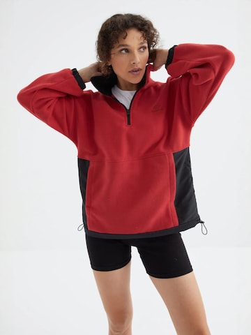 Giacca di pile 'Sweatshirts' di Tommy Life in rosso