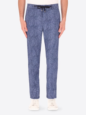 Regular Pantalon fonctionnel 'York High-Perform12 Liv' Distretto12 en bleu : devant