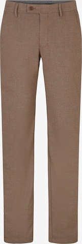 STRELLSON Slim fit Chino Pants 'Code' in Brown: front