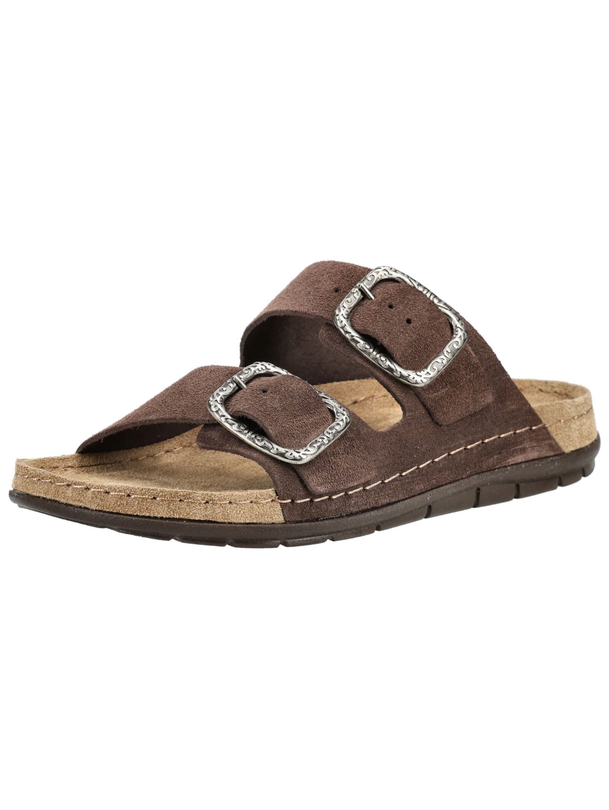 Mule ROHDE en marron : devant