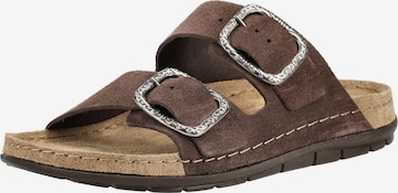 Mule ROHDE en marron : devant