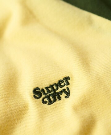 Superdry T-Shirt 'Essential' in Gelb