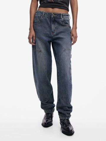 Wide leg Jeans di Desigual in blu: frontale