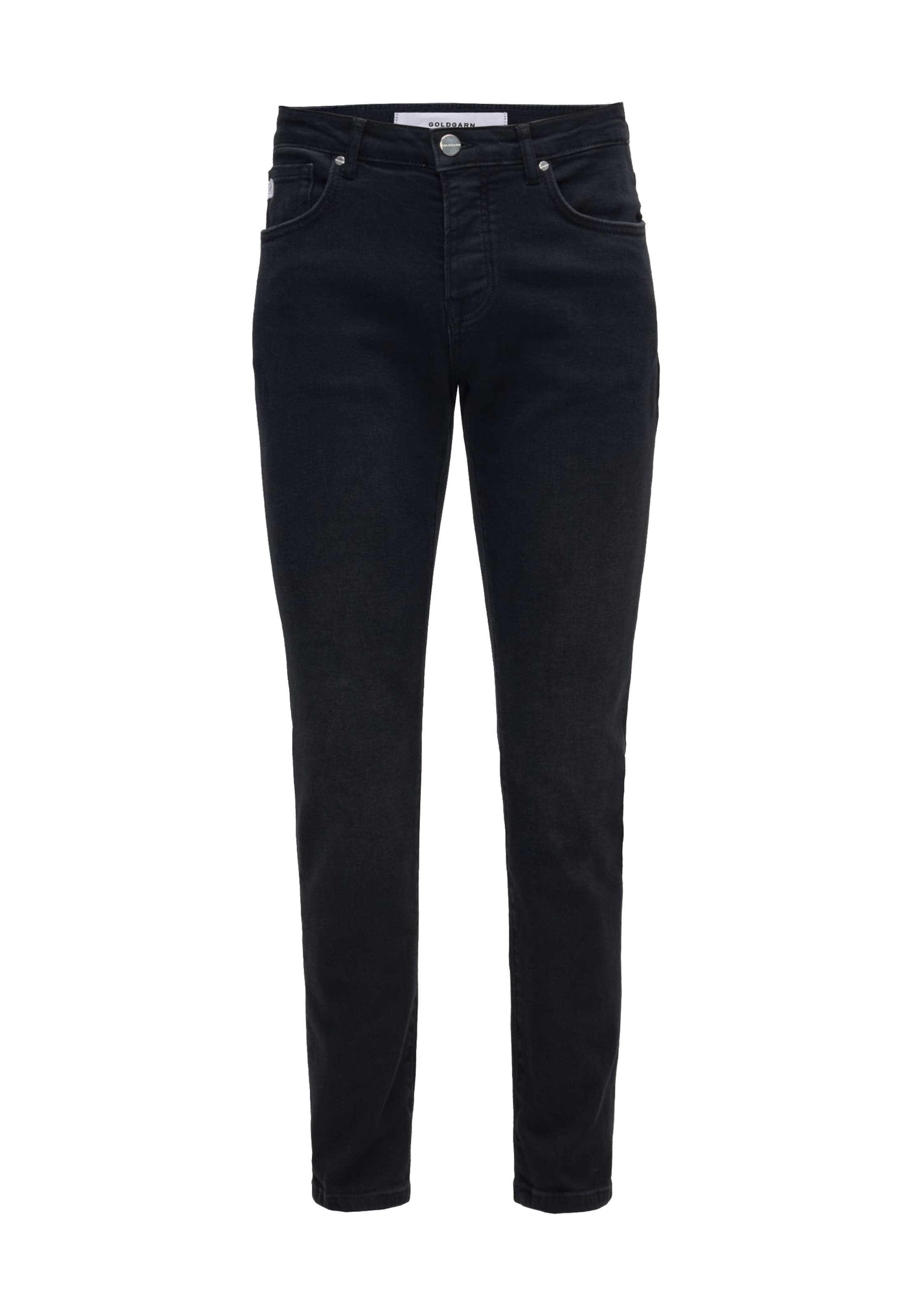 Goldgarn Slimfit Farmer - fekete: elől