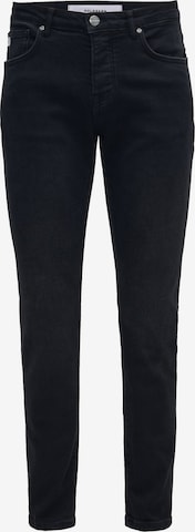 Goldgarn Slimfit Farmer - fekete: elől