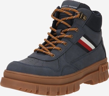 TOMMY HILFIGER Laarzen in Blauw: voorkant