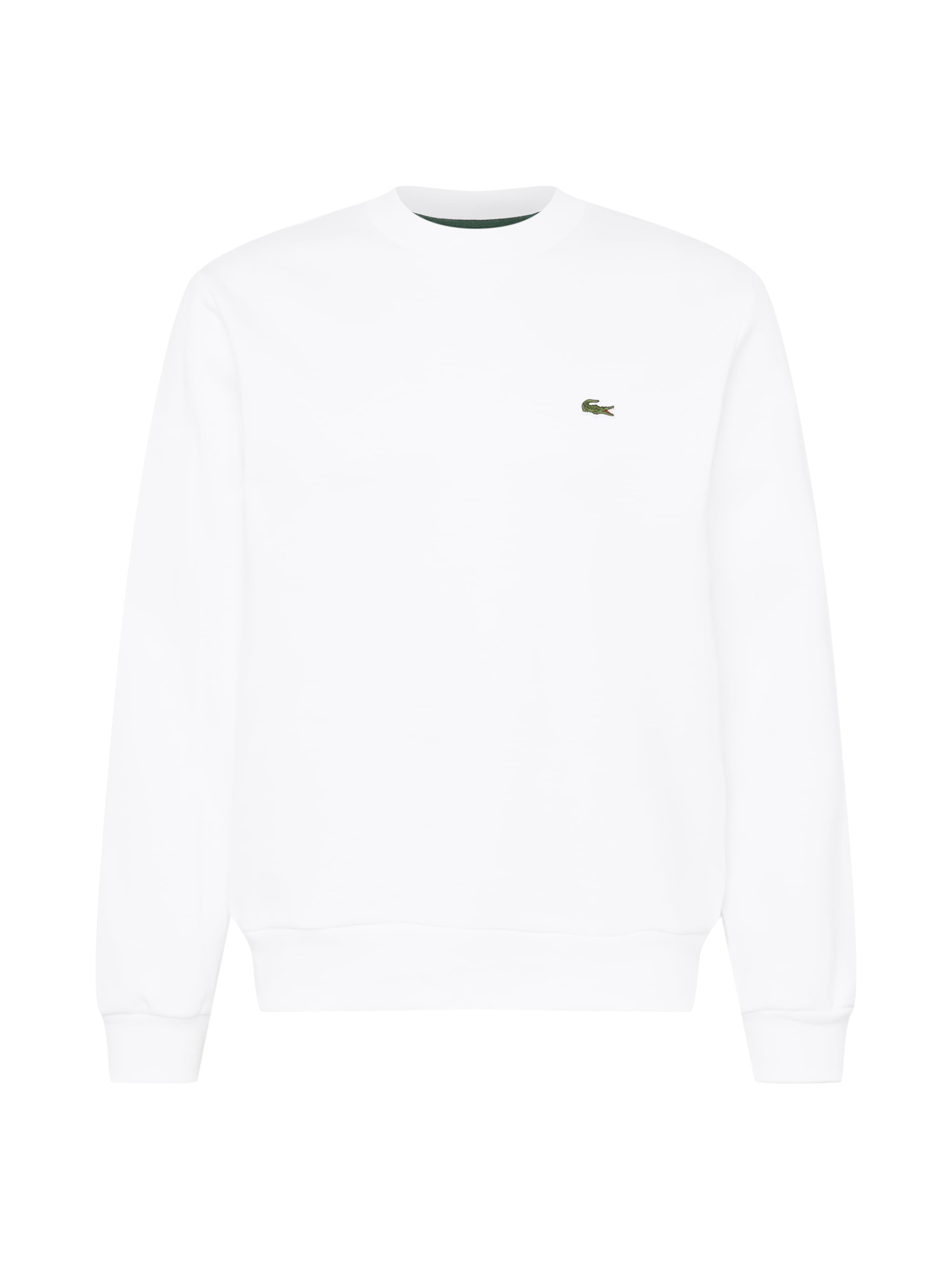 LACOSTE Sweatshirt in Weiß: Vorderseite