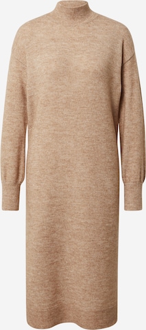 VERO MODA Knitted dress in Brown: front