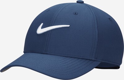 NIKE Athletic Cap in Night blue / White, Item view