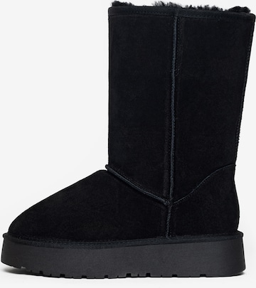 Boots da neve 'Pikes' di Gooce in nero: frontale