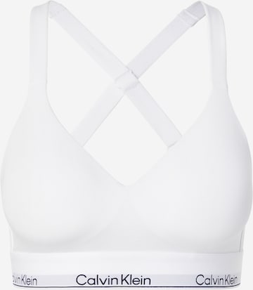 Soutien-gorge Calvin Klein Underwear en blanc : devant