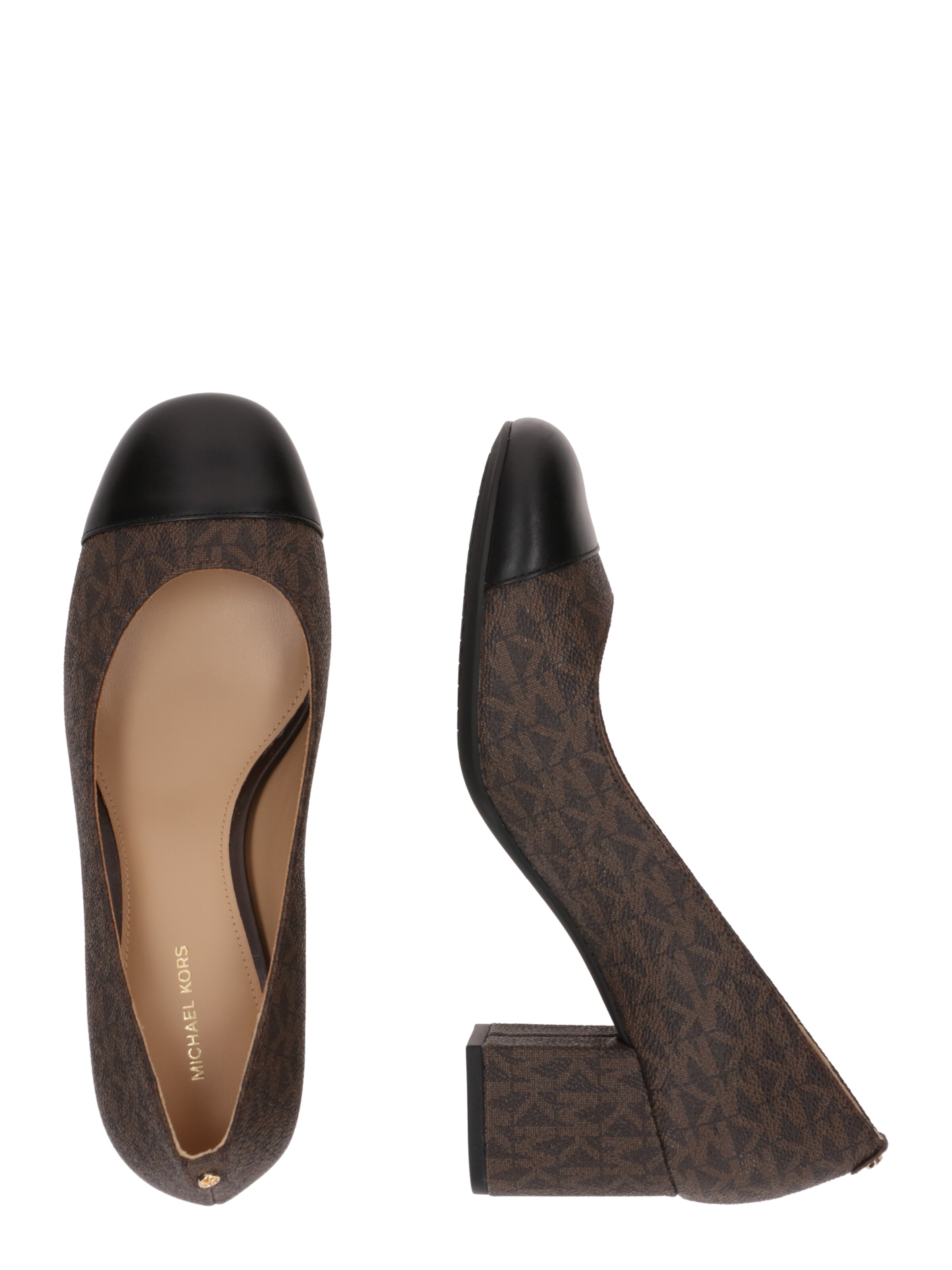 MICHAEL Michael Kors Čevlji s peto 'PERLA' | črna barva