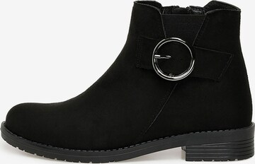 MISS F Ankle Boots in Black: front