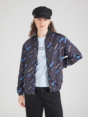 melns Karl Lagerfeld Starpsezonu jaka