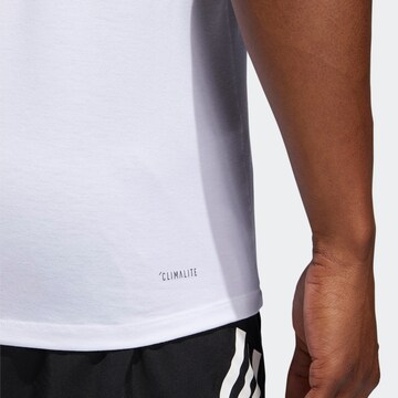 balta ADIDAS PERFORMANCE Standartinis modelis Sportiniai marškinėliai 'Freelift Prime Lite'