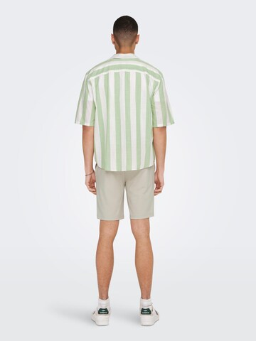 žalia Only & Sons Patogus modelis Marškiniai 'Tes'