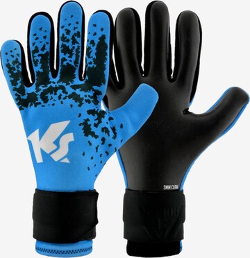 KEEPERsport Athletic Gloves in Blue: front