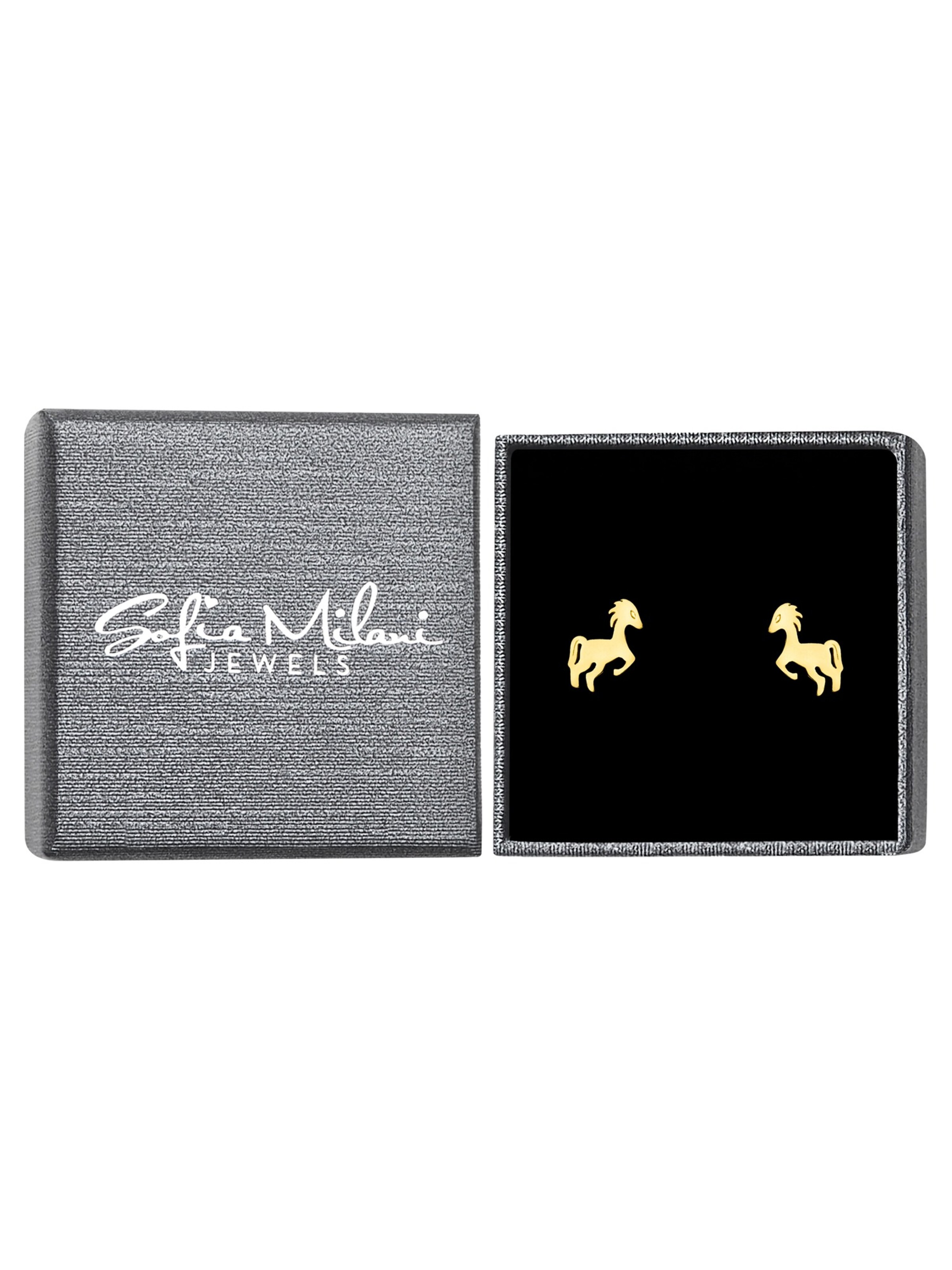 Sofia Milani Ohrringe 'Horse'‌‌‌‌‌‌‌ in Gold