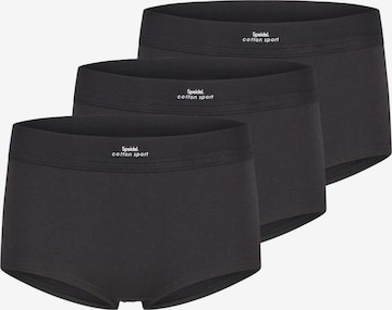 SPEIDEL Panty 'Cotton Sport' in Black: front