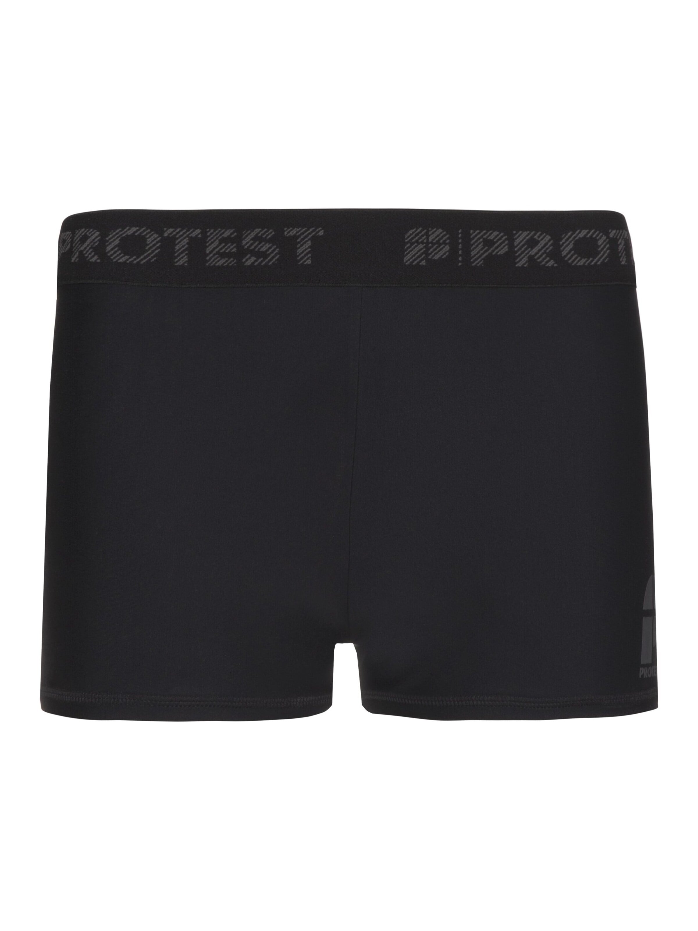 PROTEST Badeshorts 'SEAN JR'‌ in Schwarz: Vorderseite