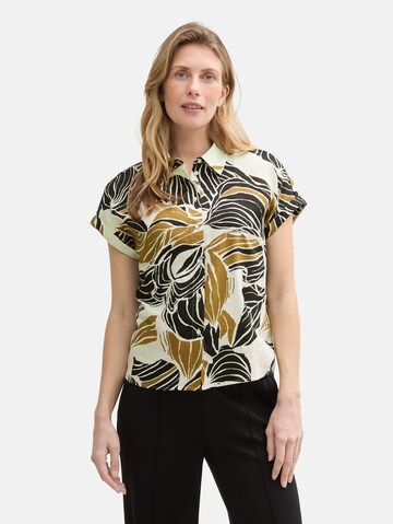 TOM TAILOR Blouse in Beige: voorkant