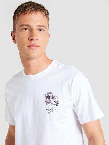 Wemoto T-Shirt 'Fragola' in Weiß