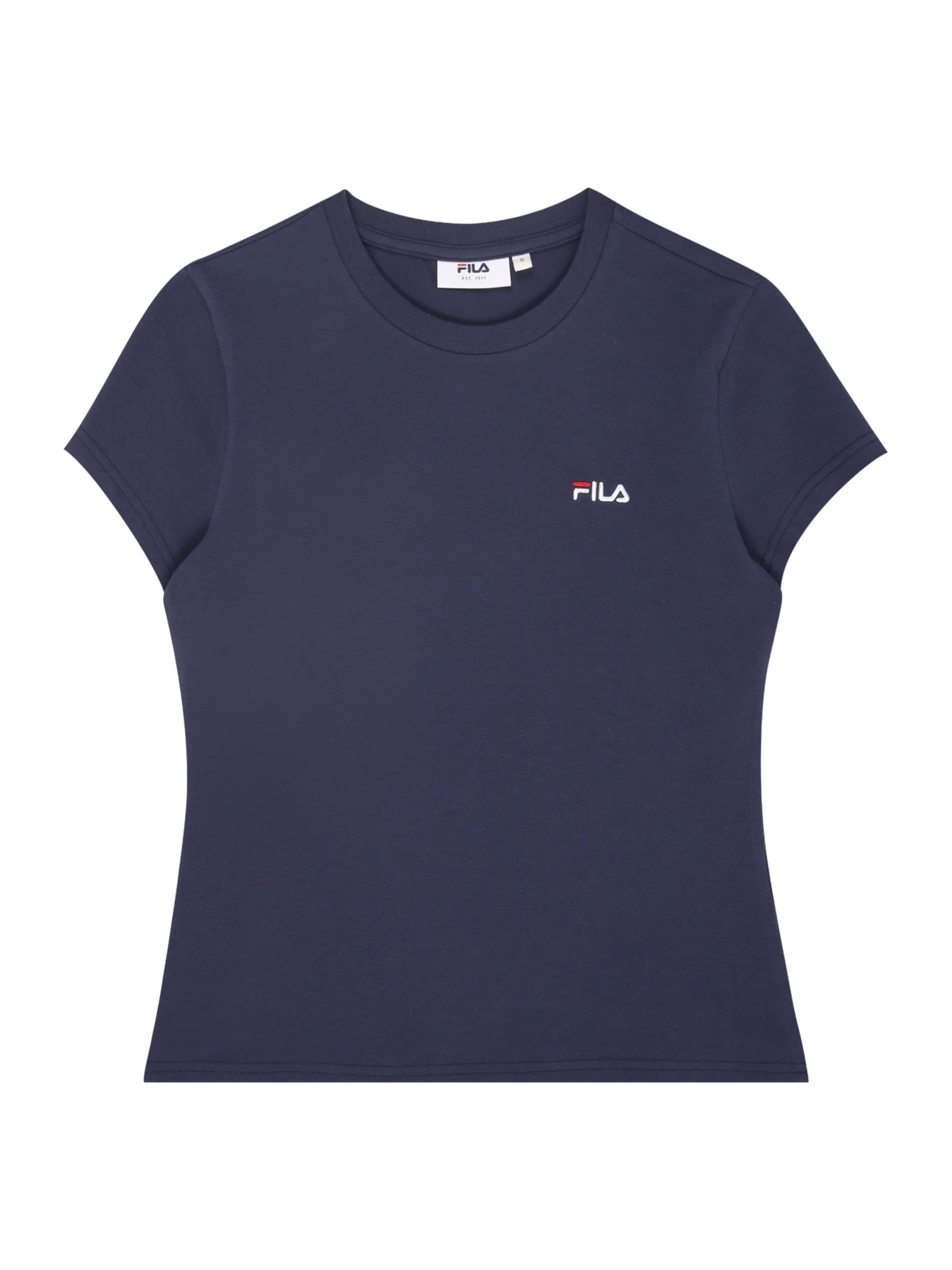 FILA - Camisa 'Trivero' em azul: frente