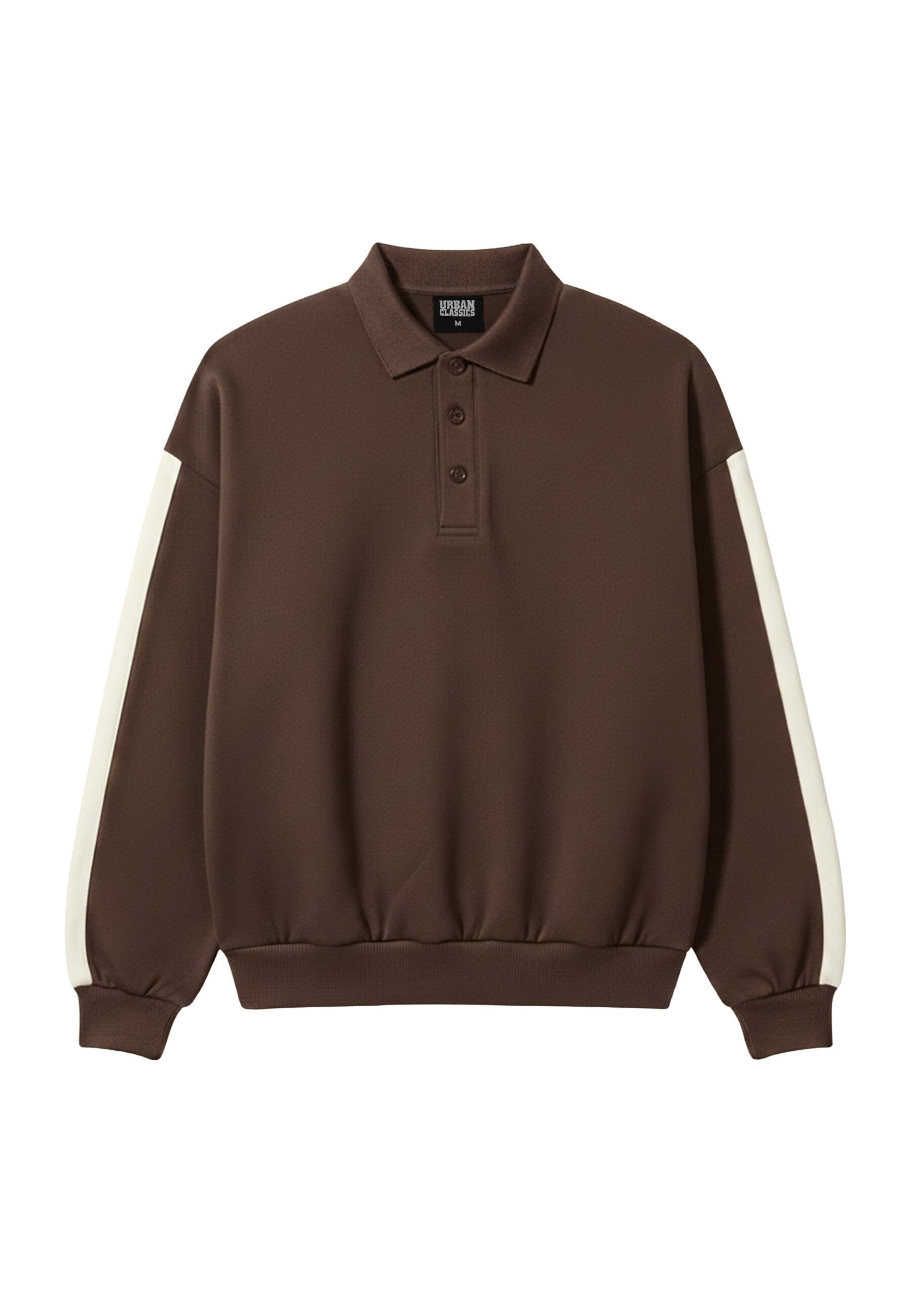 Urban Classics Sweatshirt in Braun: Vorderseite