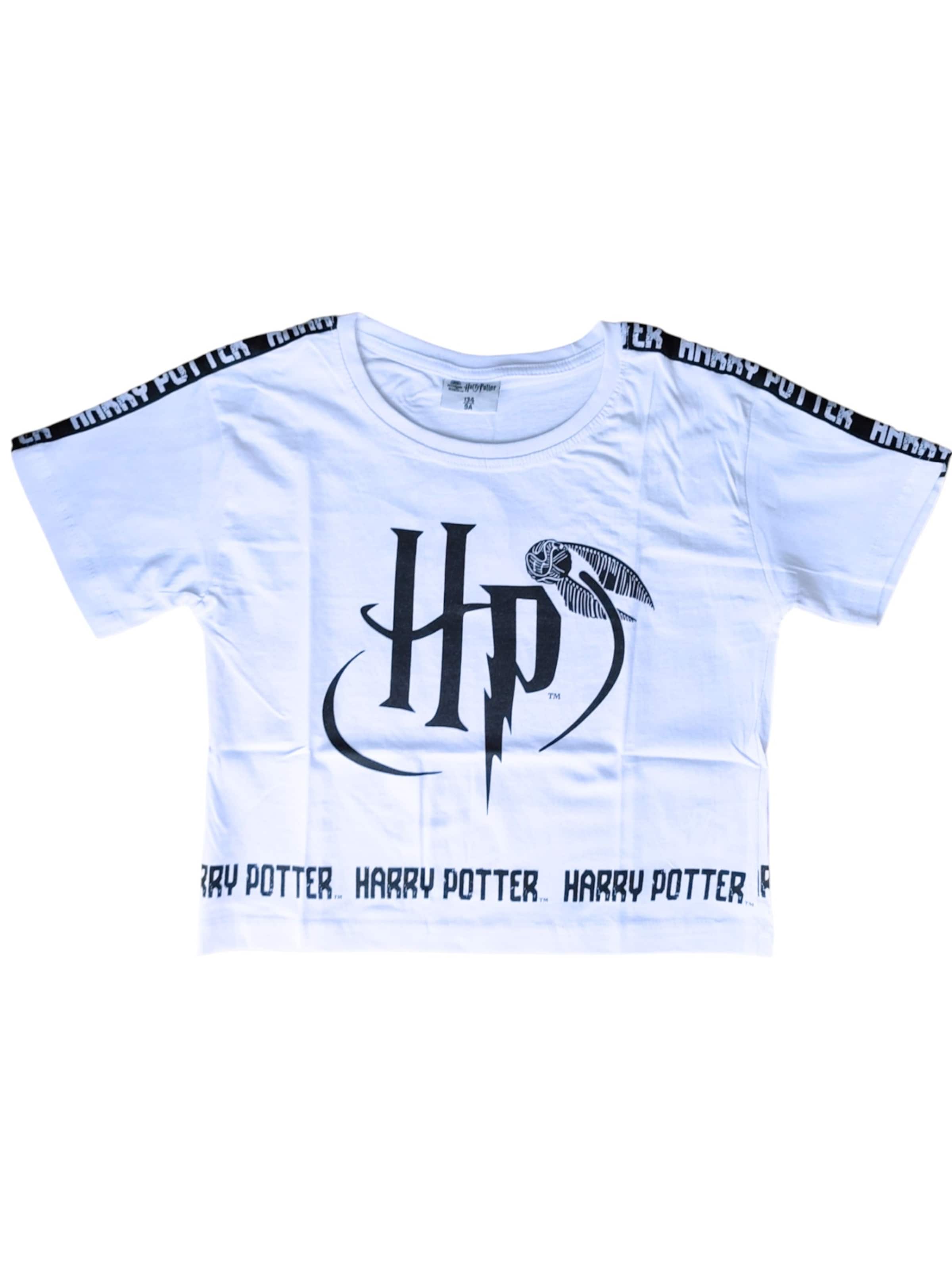 Harry Potter Shirt 'Harry Potter T-Shirt' in Weiß: Vorderseite