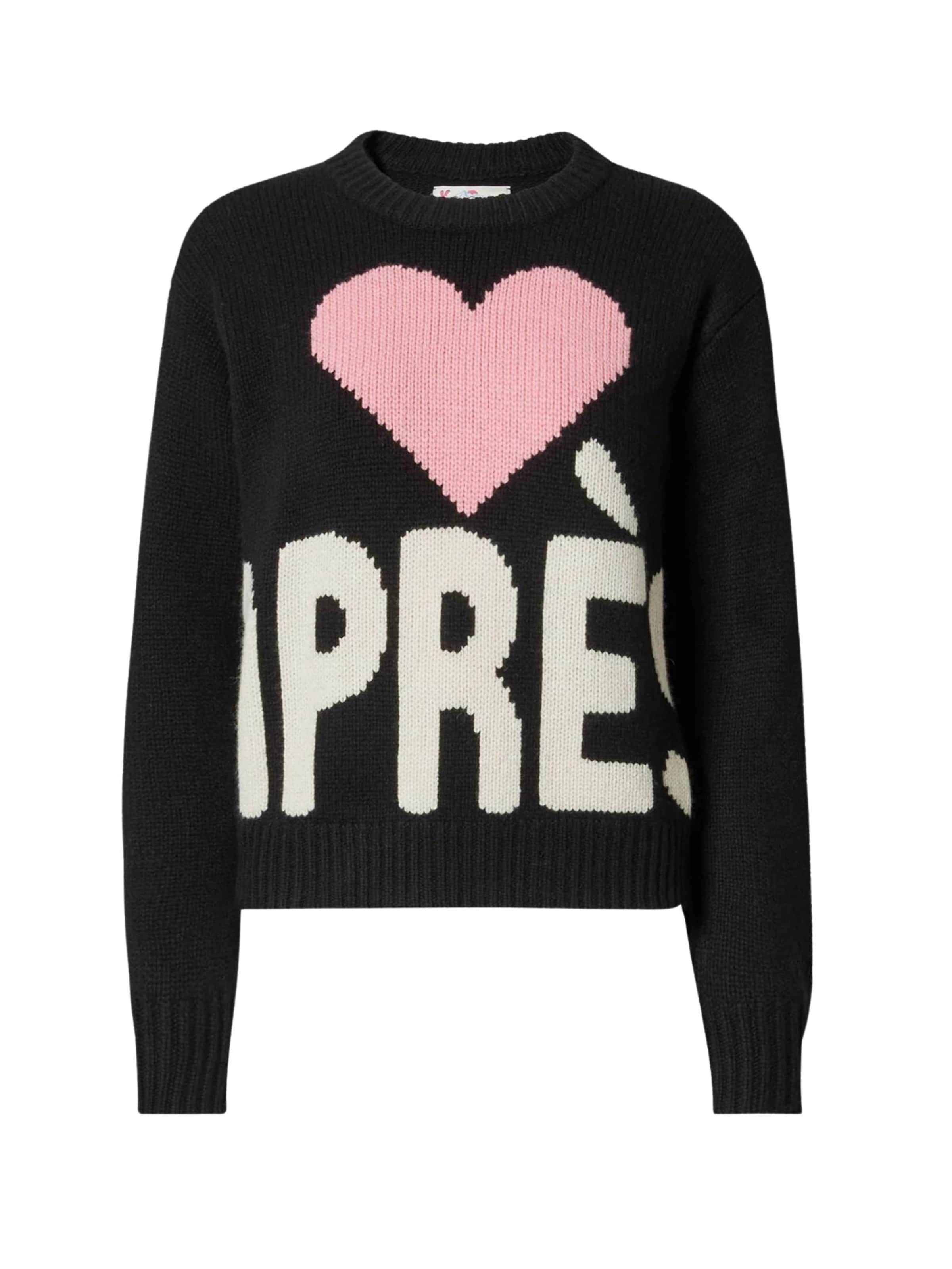 MC2 Saint Barth Trui in Zwart: voorkant