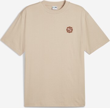 T-Shirt 'CLASSICS' PUMA en beige : devant