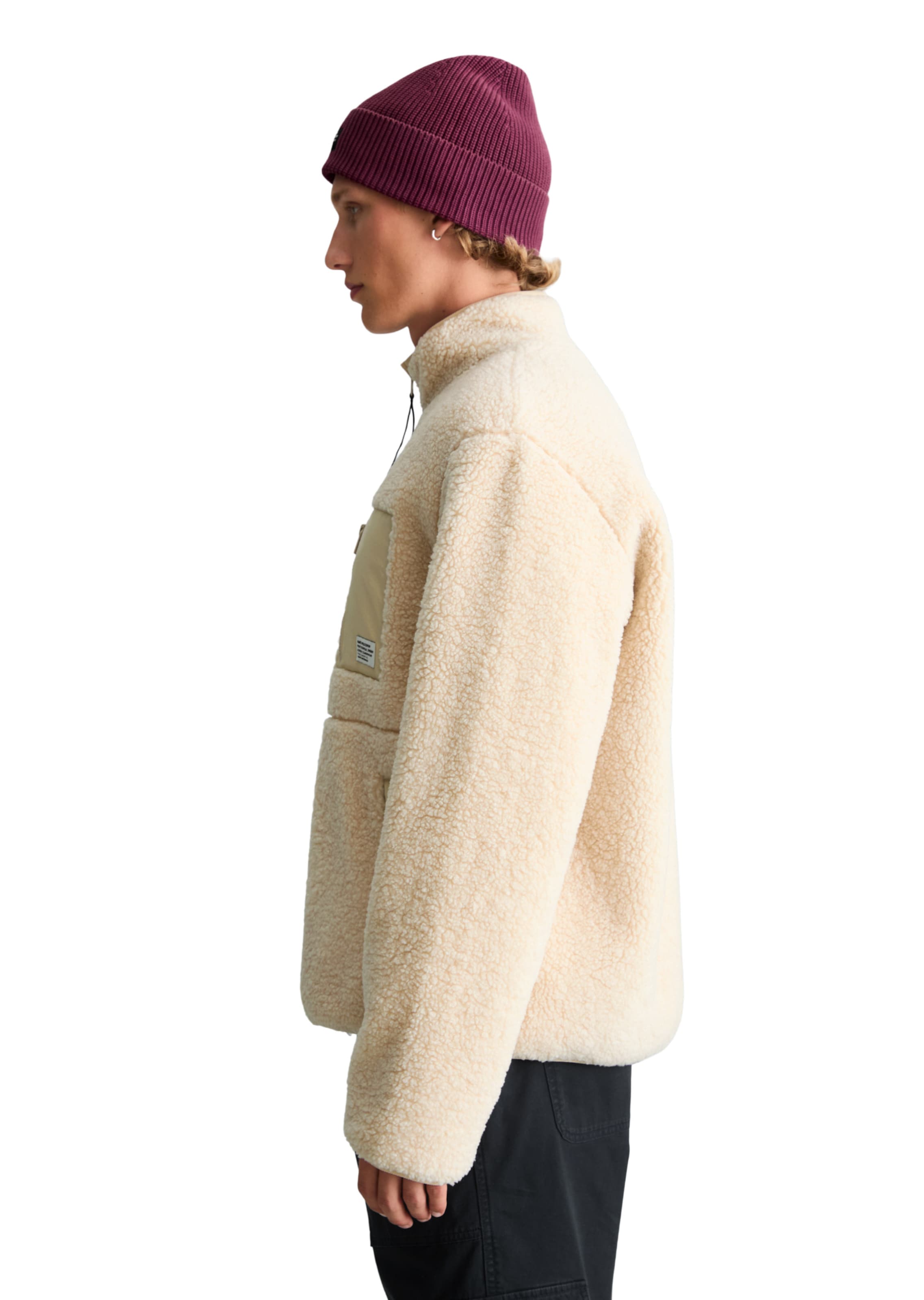 Marc O'Polo DENIM Fleece Jacket in Beige