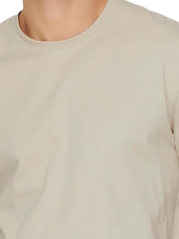 Only & Sons Shirt 'MAX' in Beige