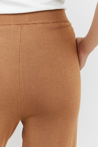PULZ Jeans Loose fit Trousers 'SARA' in Brown