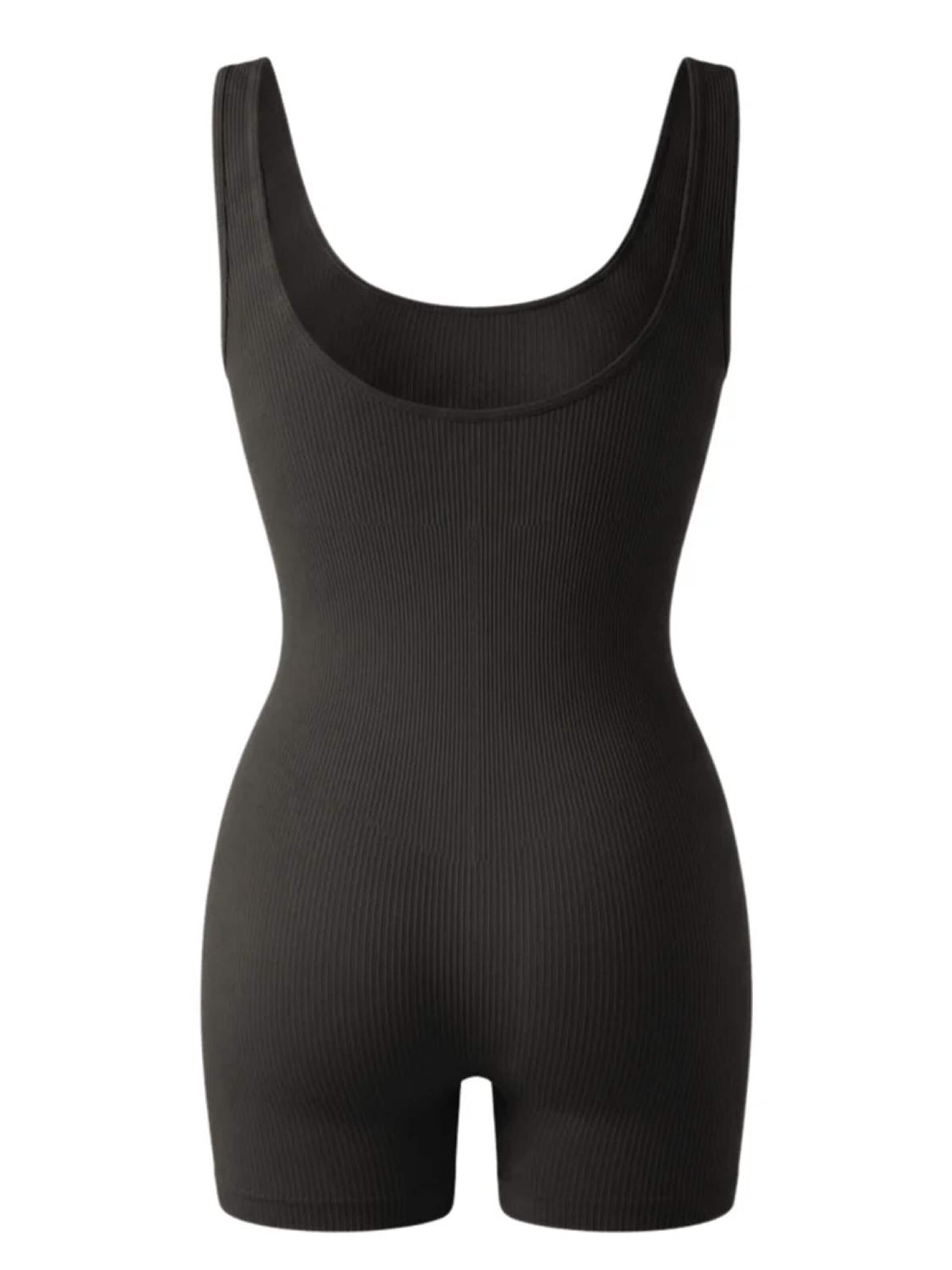 Shapetape Shapingbody 'Corrigerende bodysuit met pijpjes' in Zwart