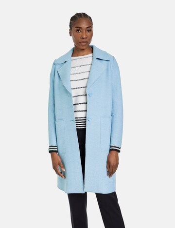 GERRY WEBER Between-Seasons Coat in Blue: front