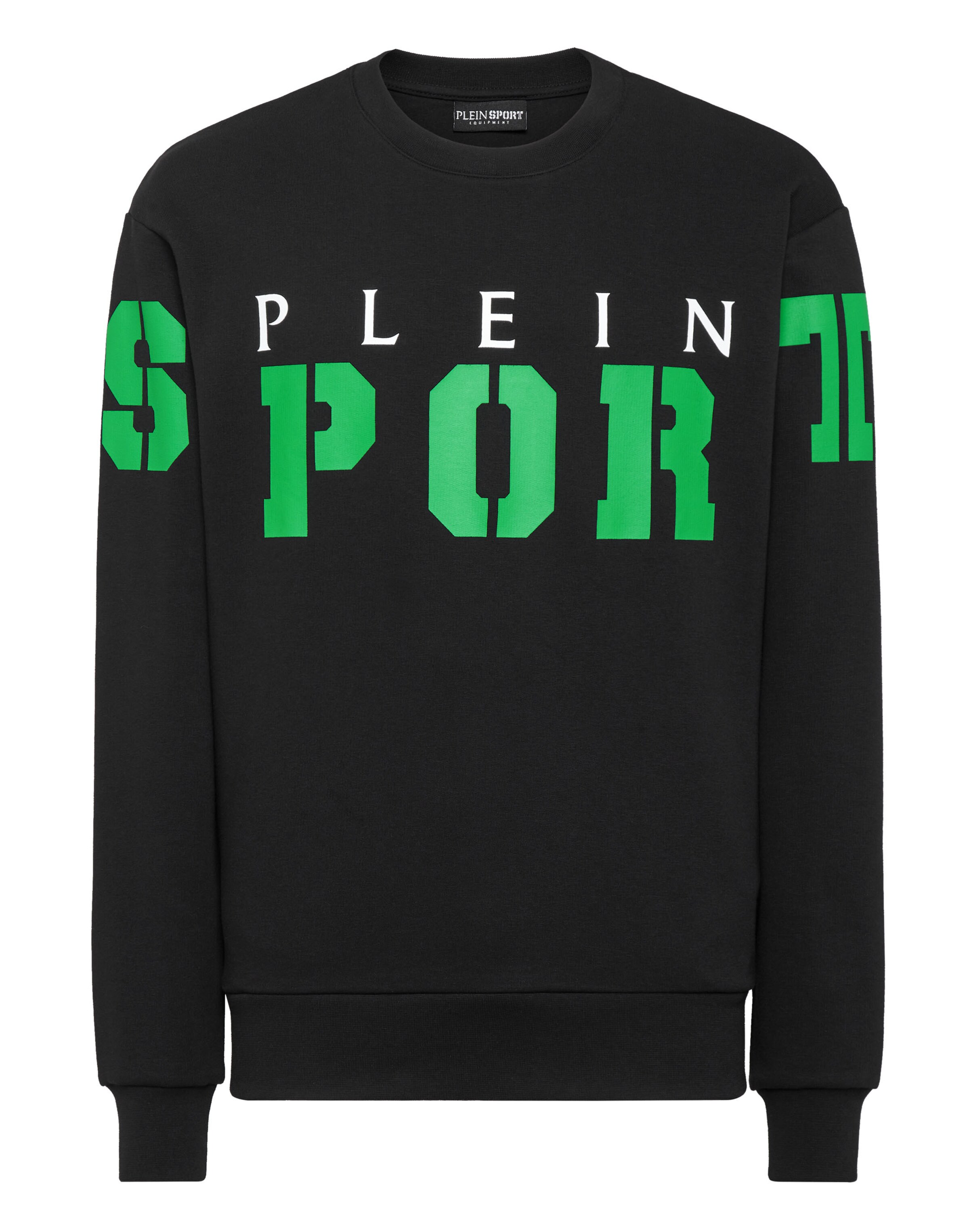 Plein Sport - Sweatshirt de desporto em preto: frente