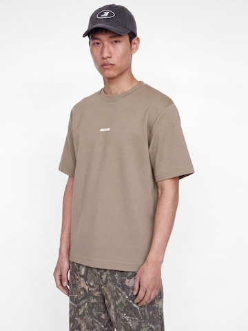 JACK & JONES - Camiseta en beige: frente