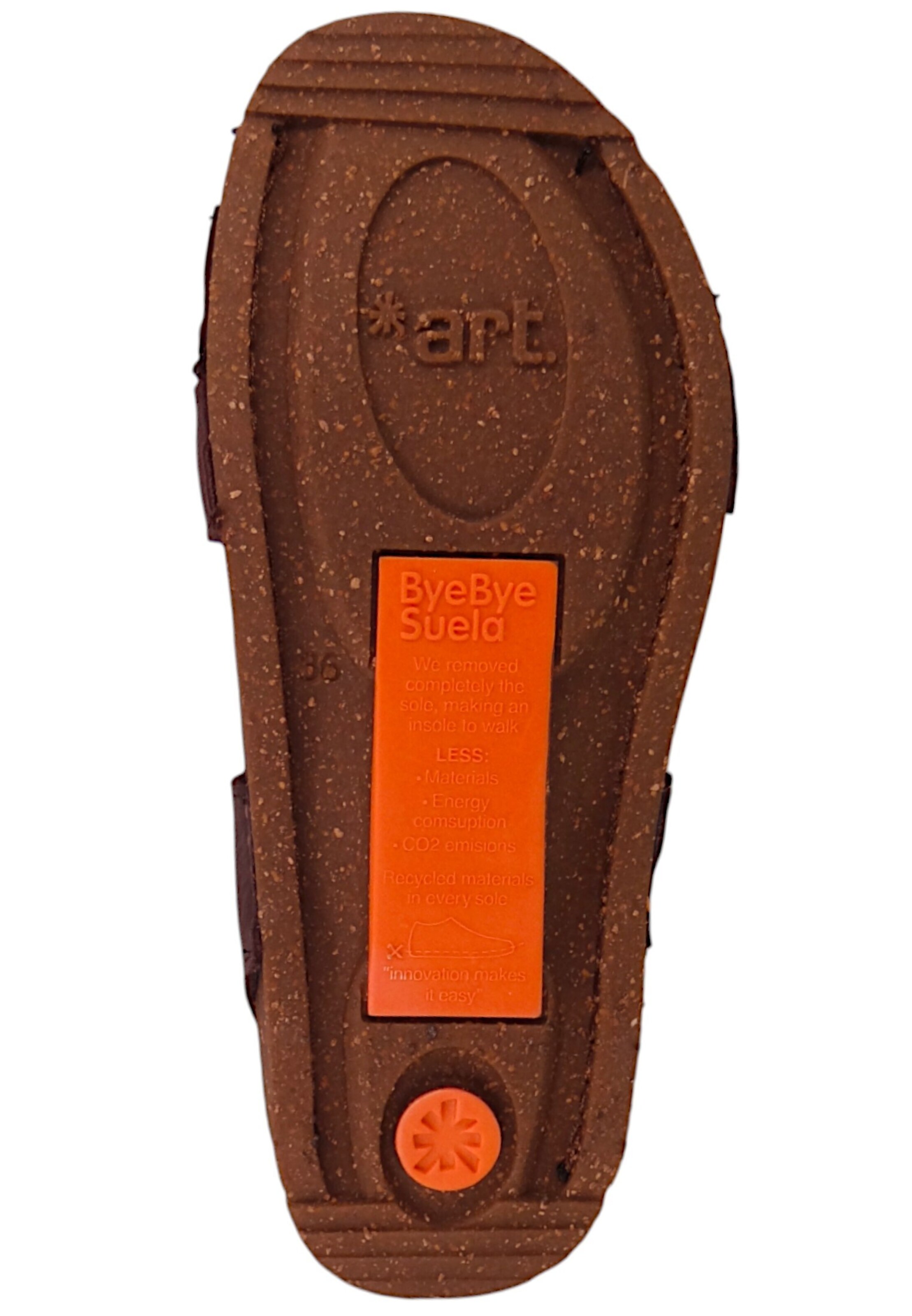 Sandales à lanières 'I Breathe' ART en marron