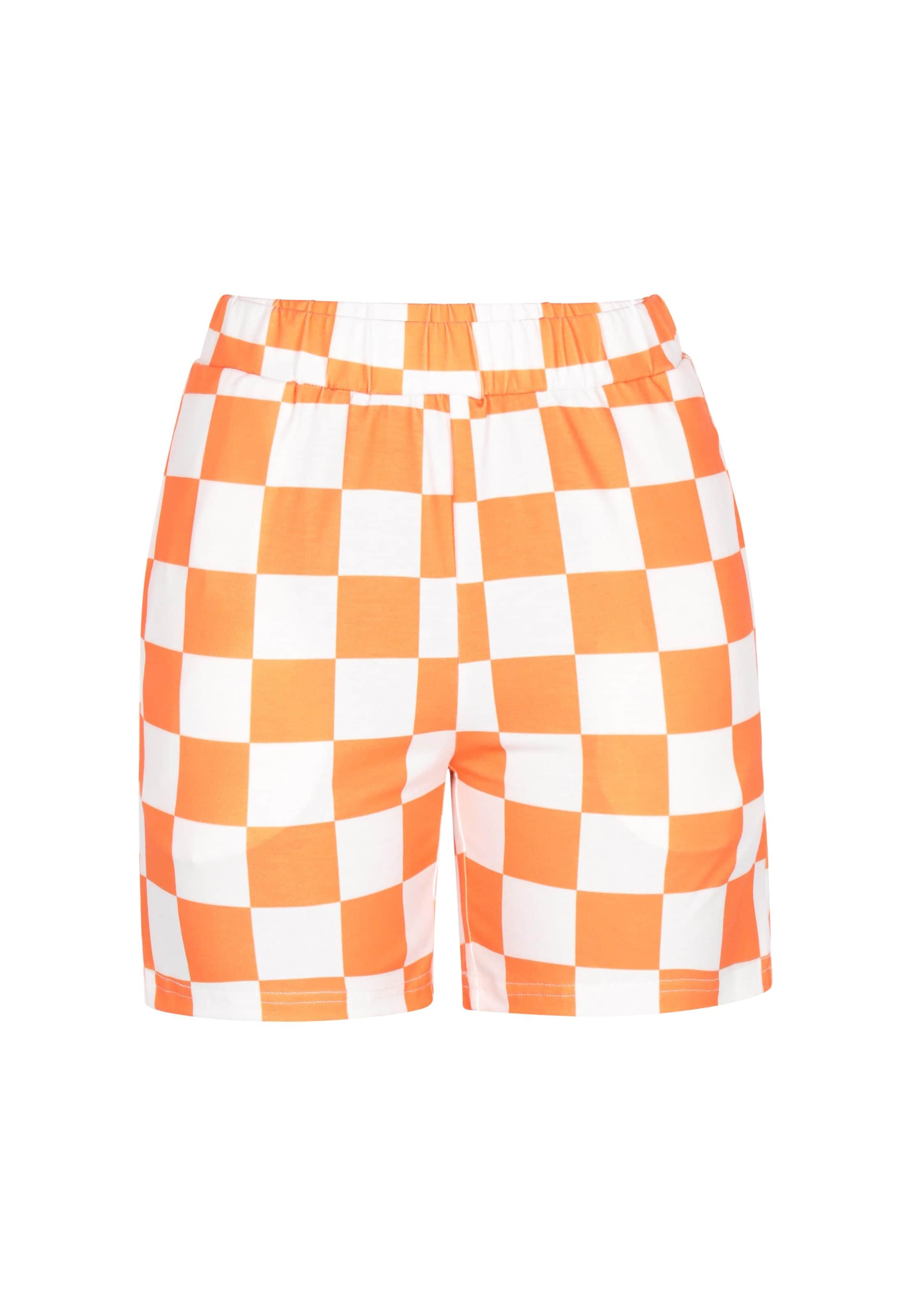 MIMO Regular Broek in Oranje: voorkant