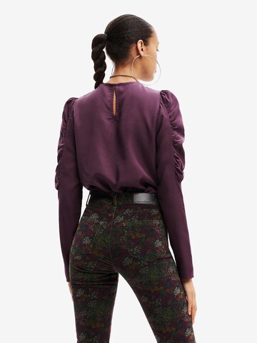 Desigual - Blusa em roxo