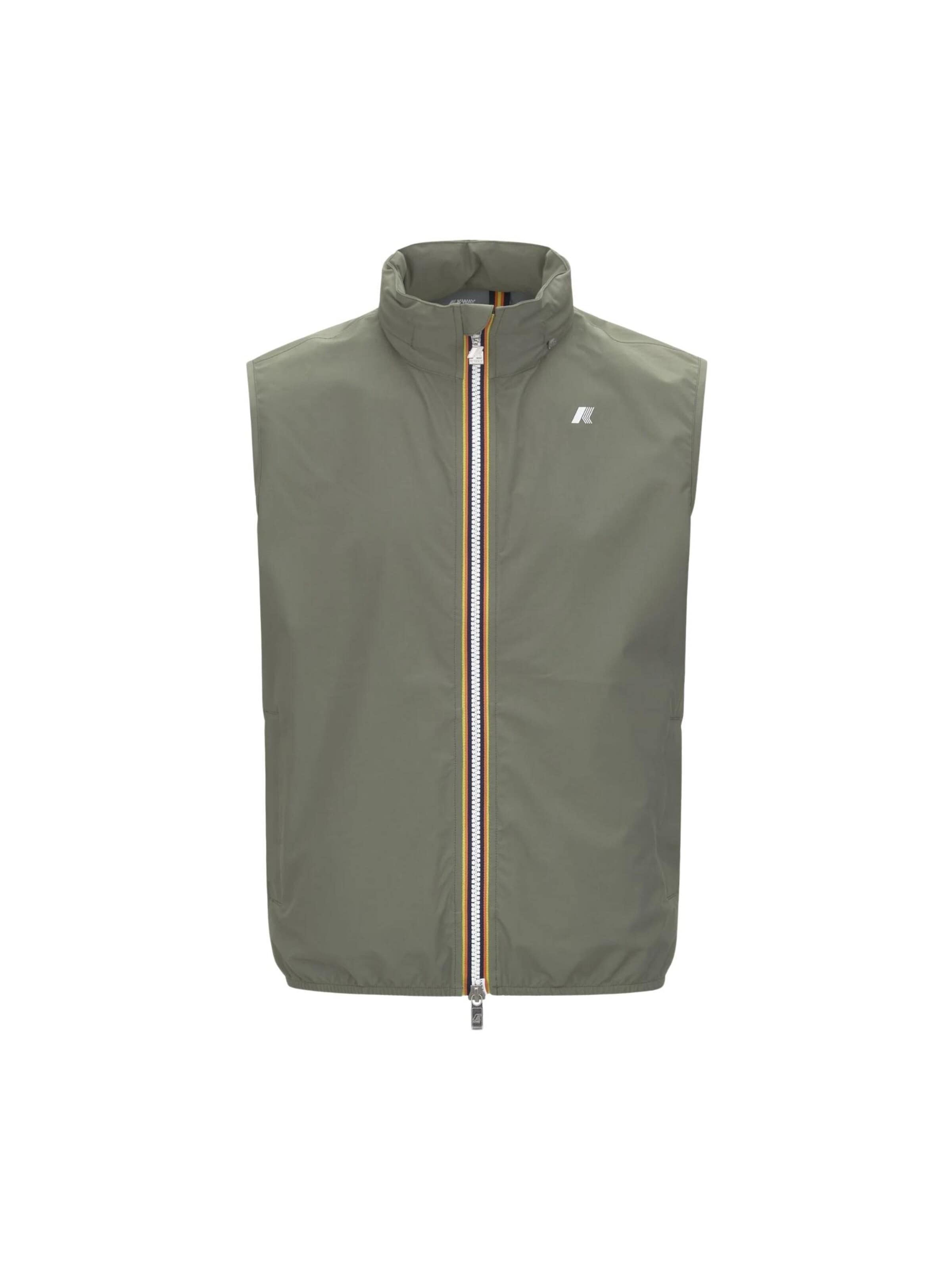 Giacca di mezza stagione 'K-WAY VALEN STRETCH DOT SMANICATO GIUBBINO' di K-Way in verde: frontale